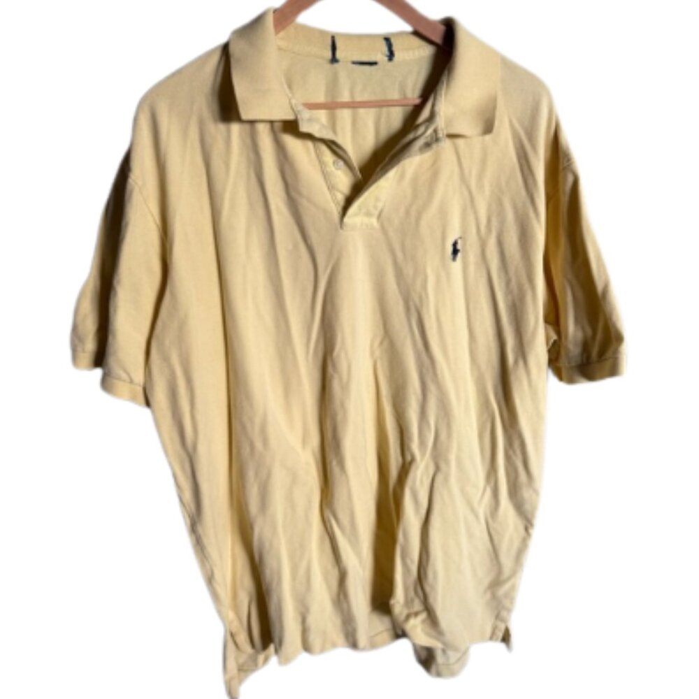 Polo By Ralph Lauren Pastel Yellow Men’s Size XXL